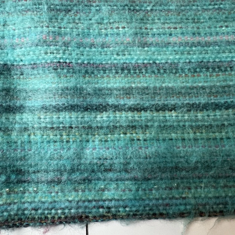 Alpaca Infinity Scarf Green Blue Yellow Pink Red 14 x 64